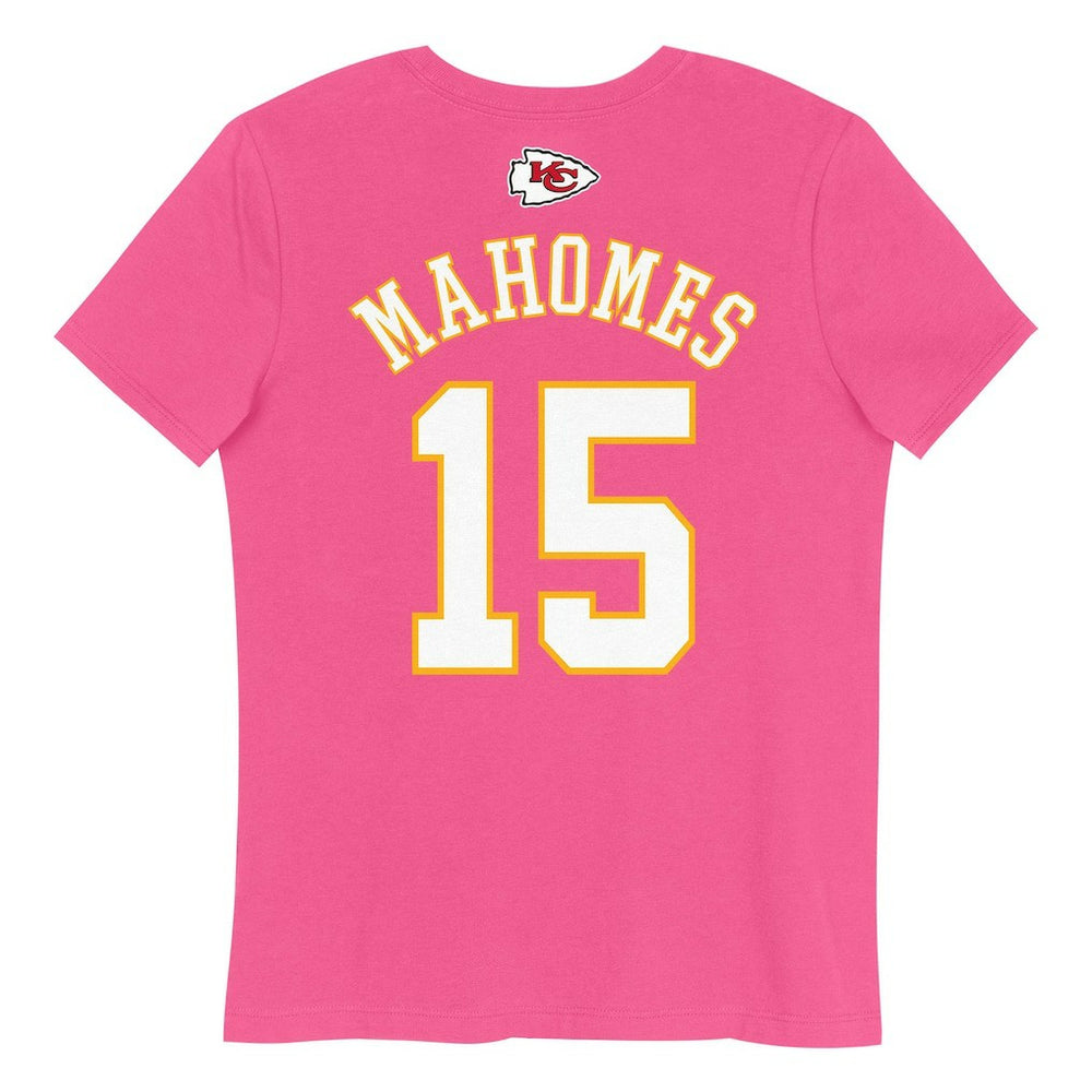 NFL Kansas City Chiefs Patrick Mahomes  Girls Youth Player Name & Number T-Shirt