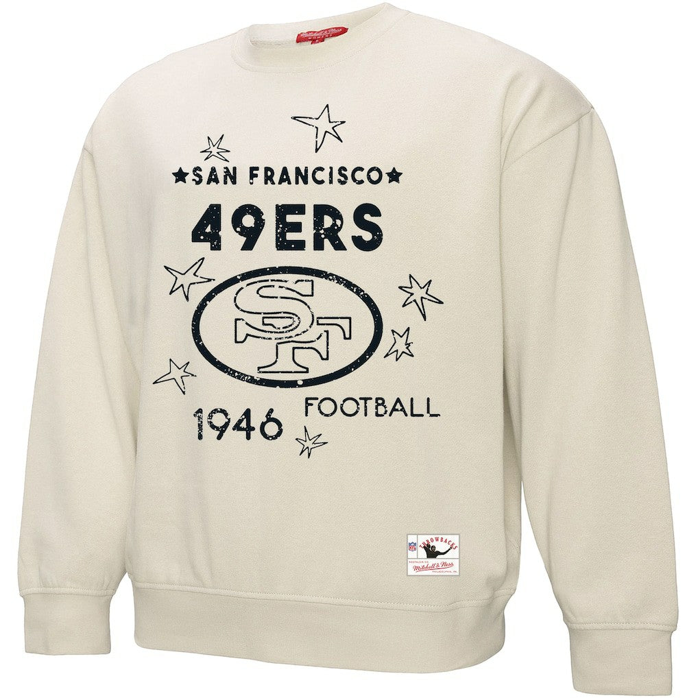 NFL San Francisco 49ers Women's Shooting Stars Pullover Sweatshirt