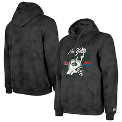 NFL New York Jets Identity Helmet Enzyme Washed Pullover Hoodie