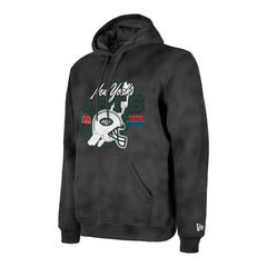 NFL New York Jets Identity Helmet Enzyme Washed Pullover Hoodie