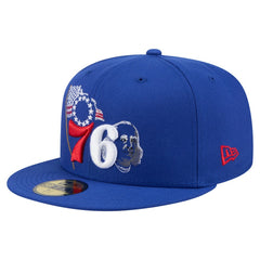 Philadelphia 76ers State Stitch 59FIFTY Fitted Hat - Royal | New Era outlet