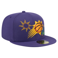 Phoenix Suns State Stitch 59FIFTY Fitted Hat - Purple | New Era outlet