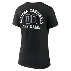 NFL Arizona Cardinals Women's Personalized Name & Number Monochrome V-Neck T-Shirt