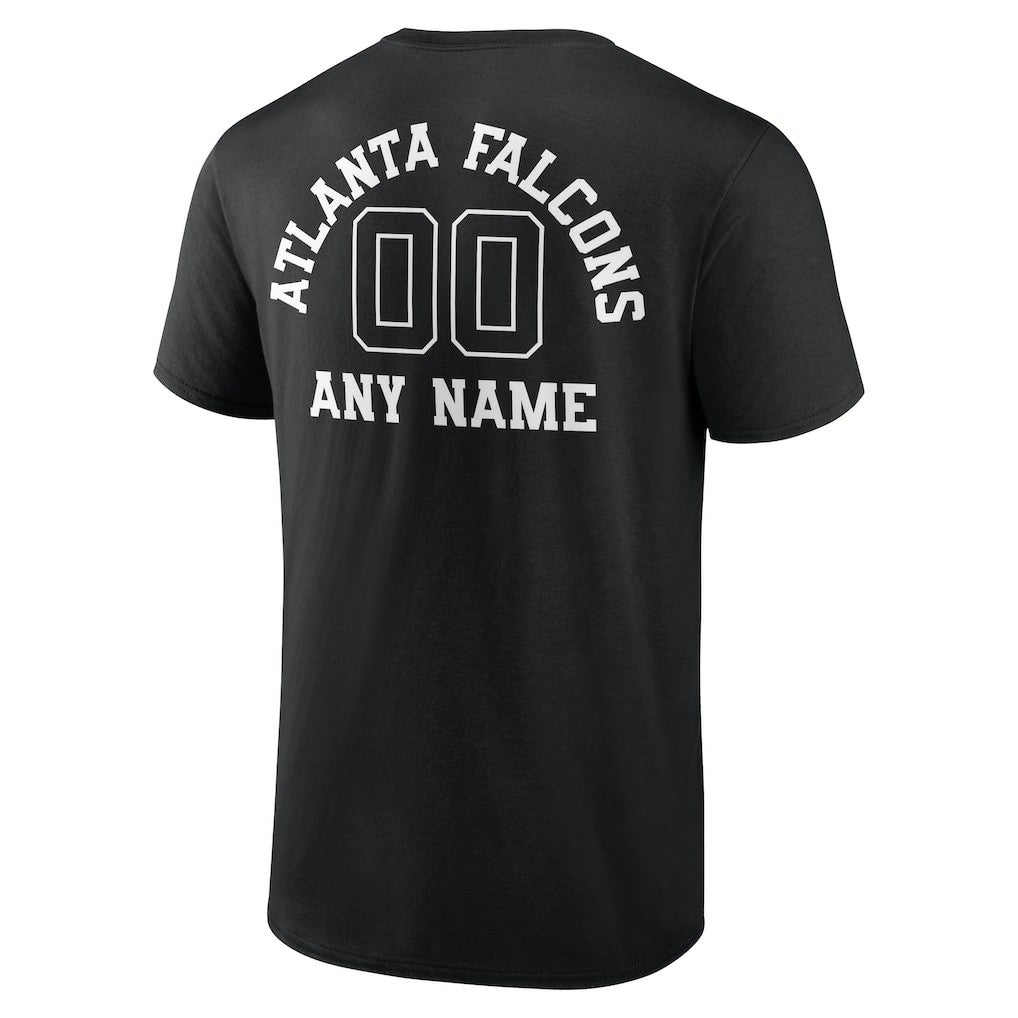 NFL Atlanta Falcons Personalized Name & Number Monochrome T-Shirt
