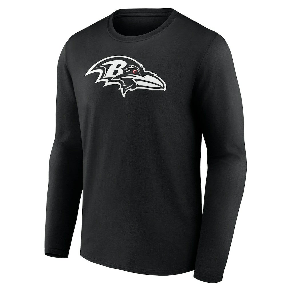 NFL Baltimore Ravens Personalized Name & Number Monochrome Long Sleeve T-Shirt