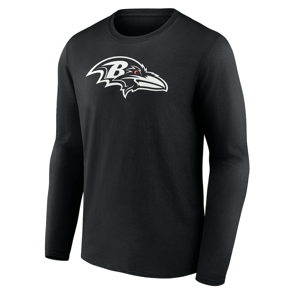 NFL Baltimore Ravens Personalized Name & Number Monochrome Long Sleeve T-Shirt