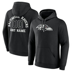 NFL Baltimore Ravens Personalized Name & Number Pullover Hoodie