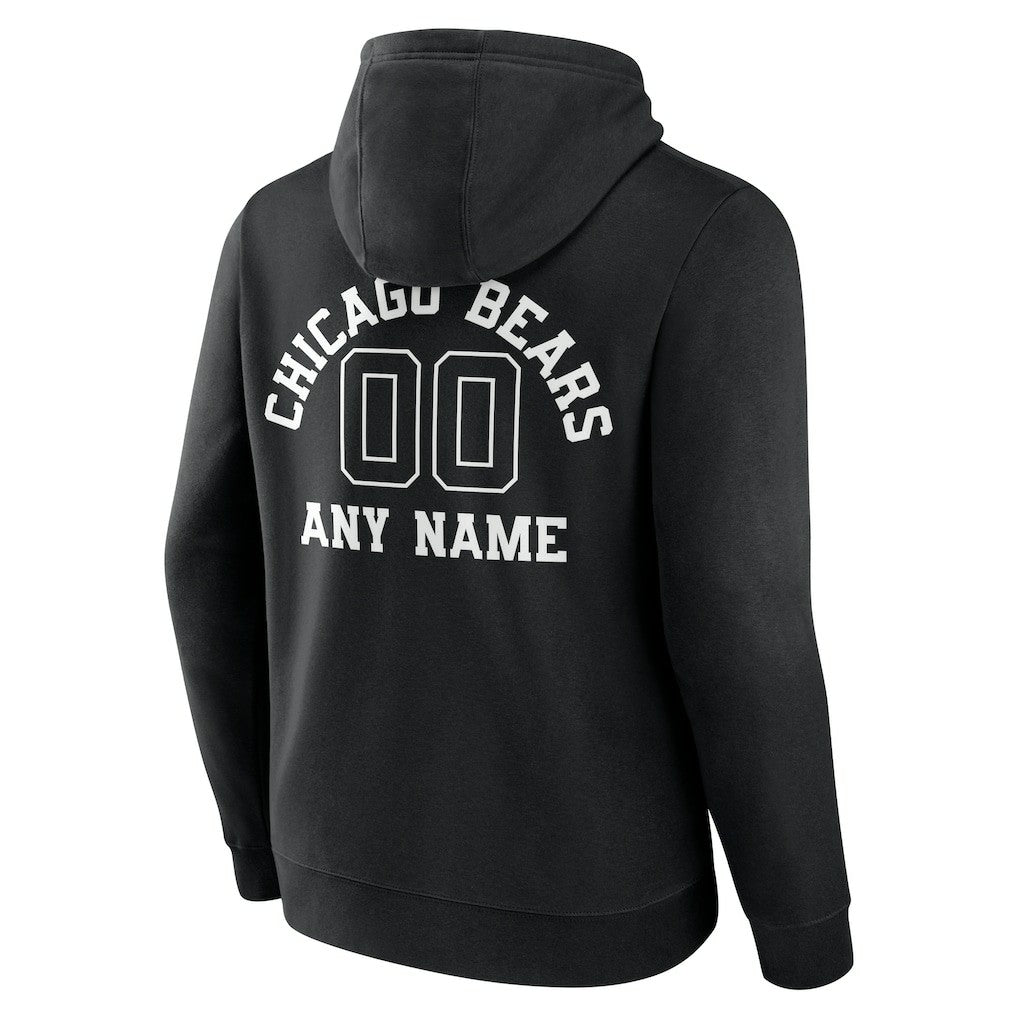 NFL Chicago Bears Personalized Name & Number Pullover Hoodie