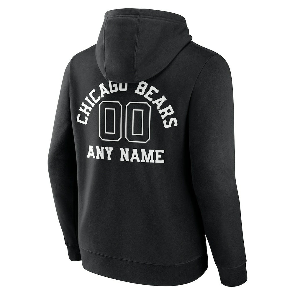 NFL Chicago Bears Personalized Name & Number Pullover Hoodie