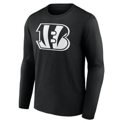NFL Cincinnati Bengals Personalized Name & Number Monochrome Long Sleeve T-Shirt