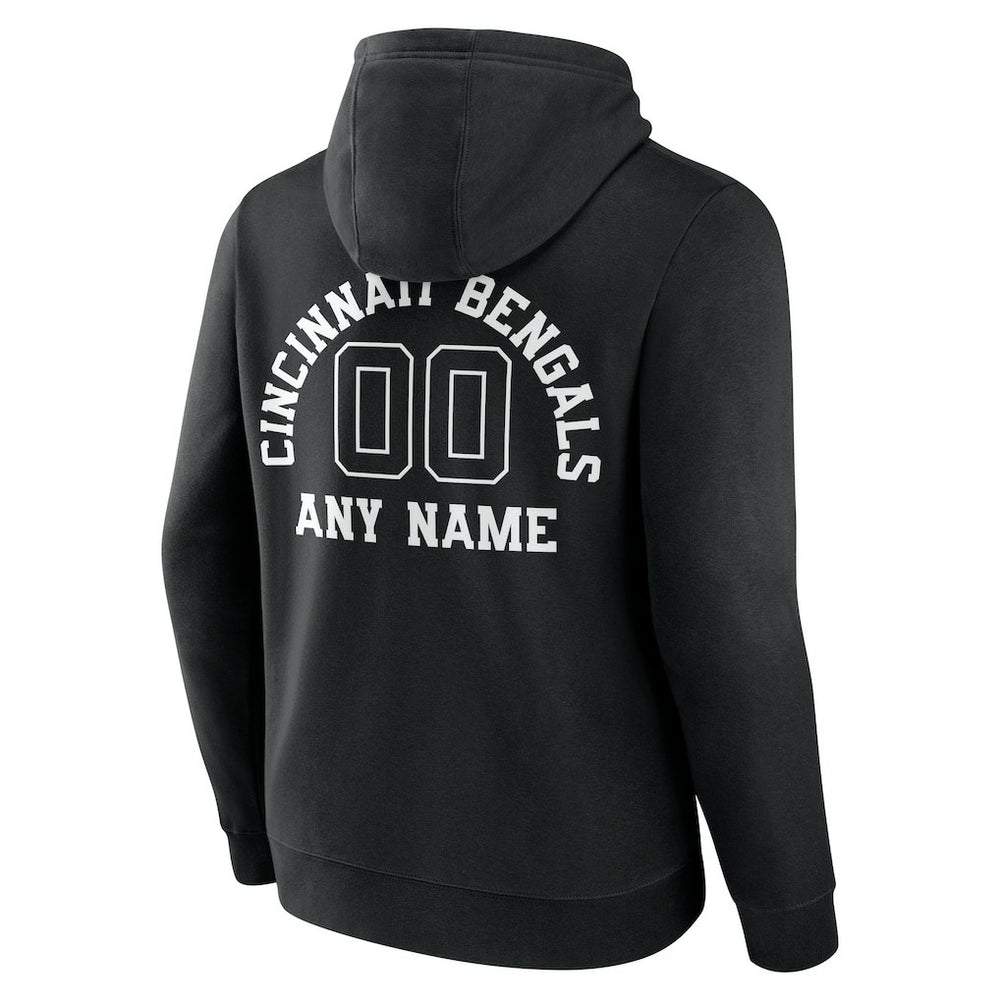 NFL Cincinnati Bengals Personalized Name & Number Pullover Hoodie