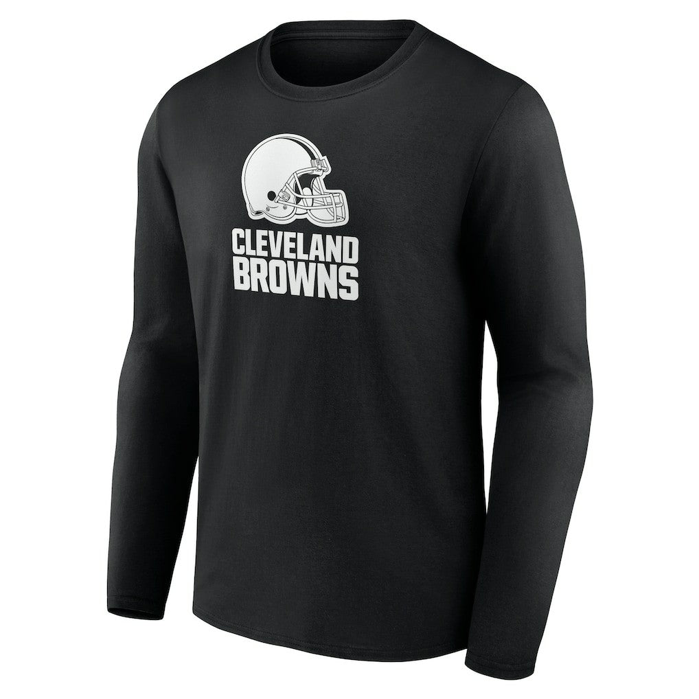NFL Cleveland Browns Personalized Name & Number Monochrome Long Sleeve T-Shirt