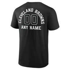 NFL Cleveland Browns Personalized Name & Number Monochrome T-Shirt