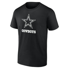 NFL Dallas Cowboys Personalized Name & Number Monochrome T-Shirt