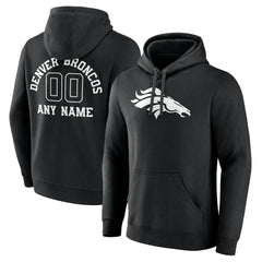 NFL Denver Broncos Personalized Name & Number Pullover Hoodie