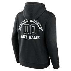 NFL Denver Broncos Personalized Name & Number Pullover Hoodie