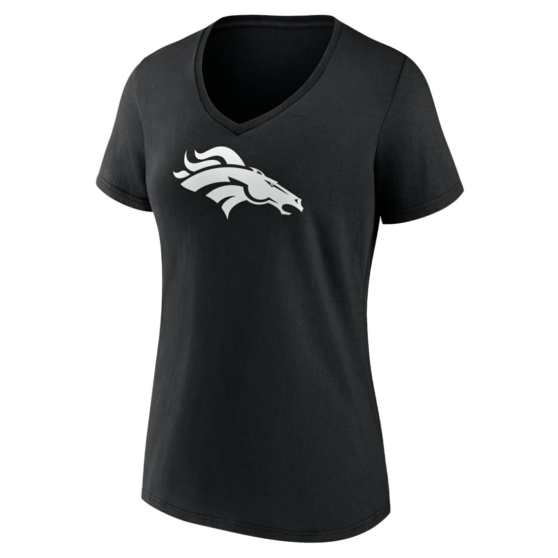 NFL Denver Broncos Women's Personalized Name & Number Monochrome V-Neck T-Shirt