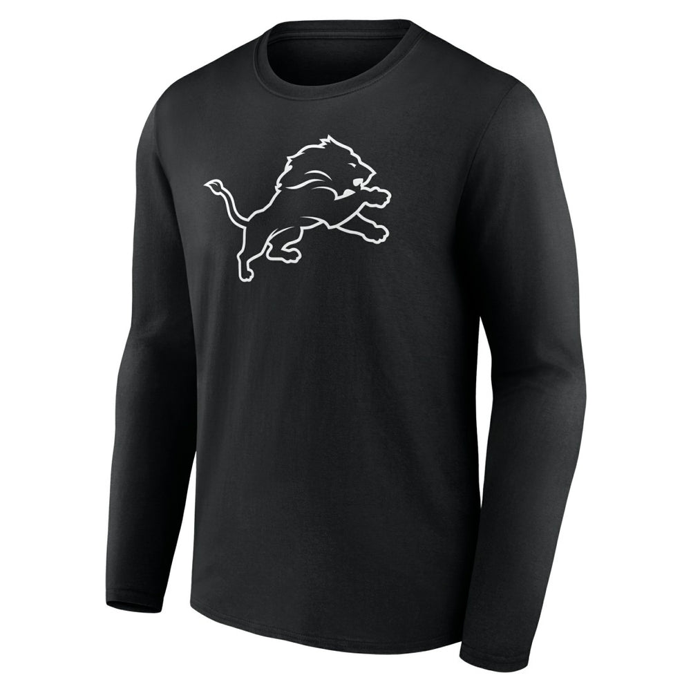 NFL Detroit Lions Personalized Name & Number Monochrome Long Sleeve T-Shirt