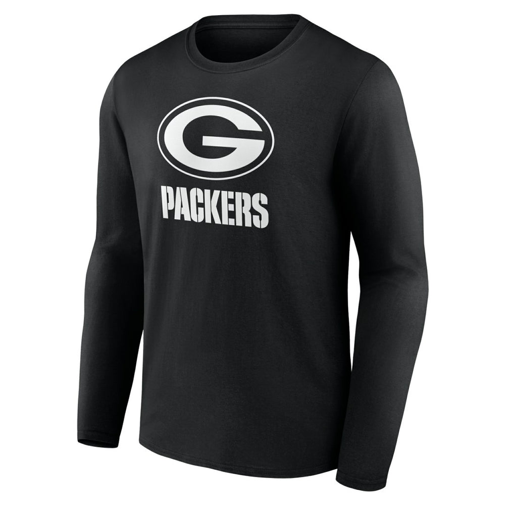 NFL Green Bay Packers Personalized Name & Number Monochrome Long Sleeve T-Shirt