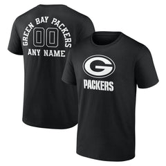 NFL Green Bay Packers Personalized Name & Number Monochrome T-Shirt