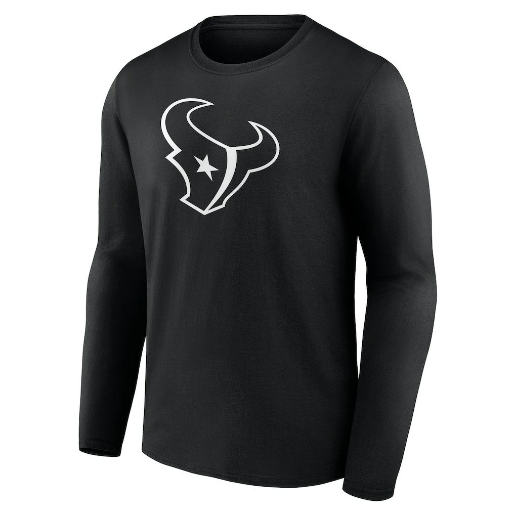 NFL Houston Texans Personalized Name & Number Monochrome Long Sleeve T-Shirt