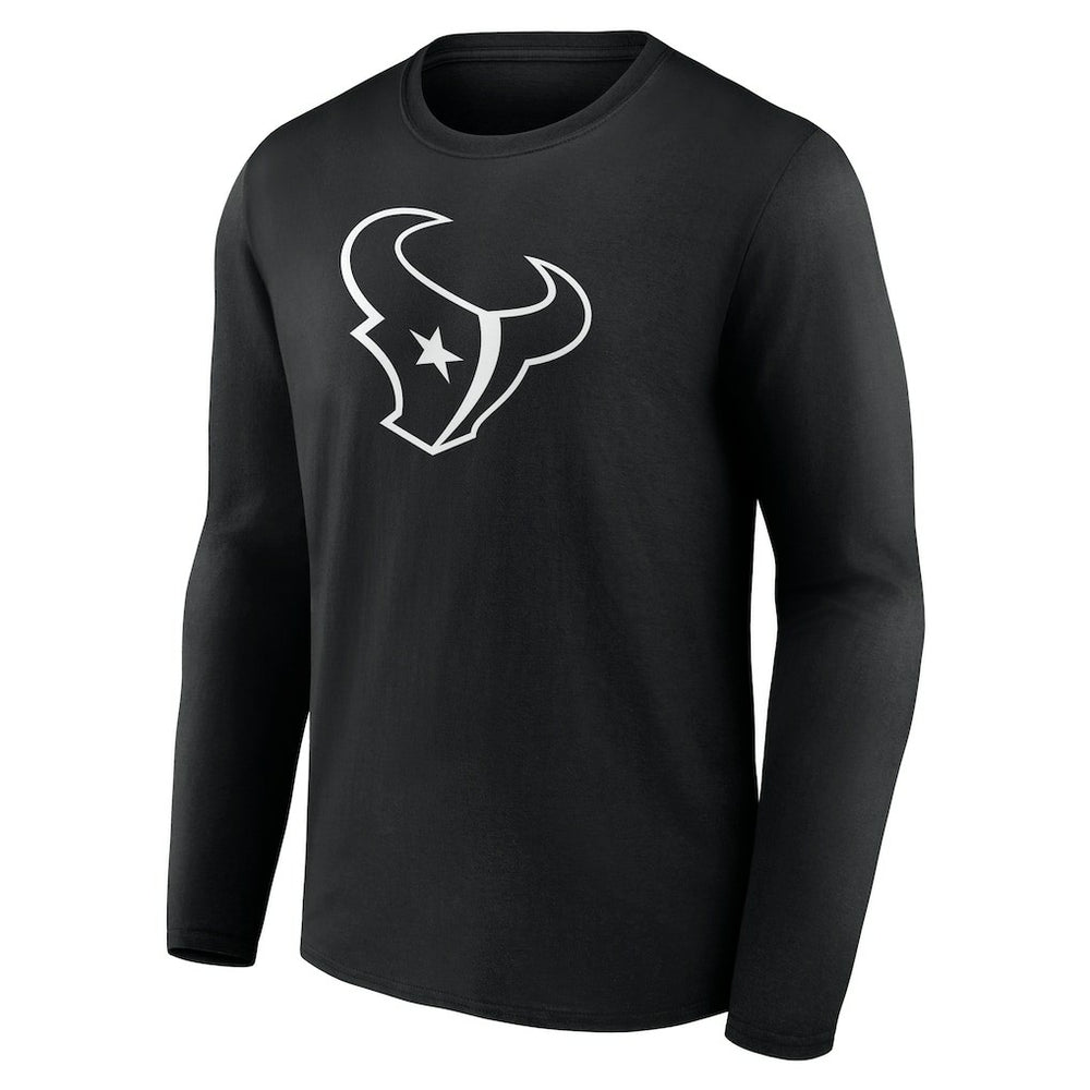 NFL Houston Texans Personalized Name & Number Monochrome Long Sleeve T-Shirt