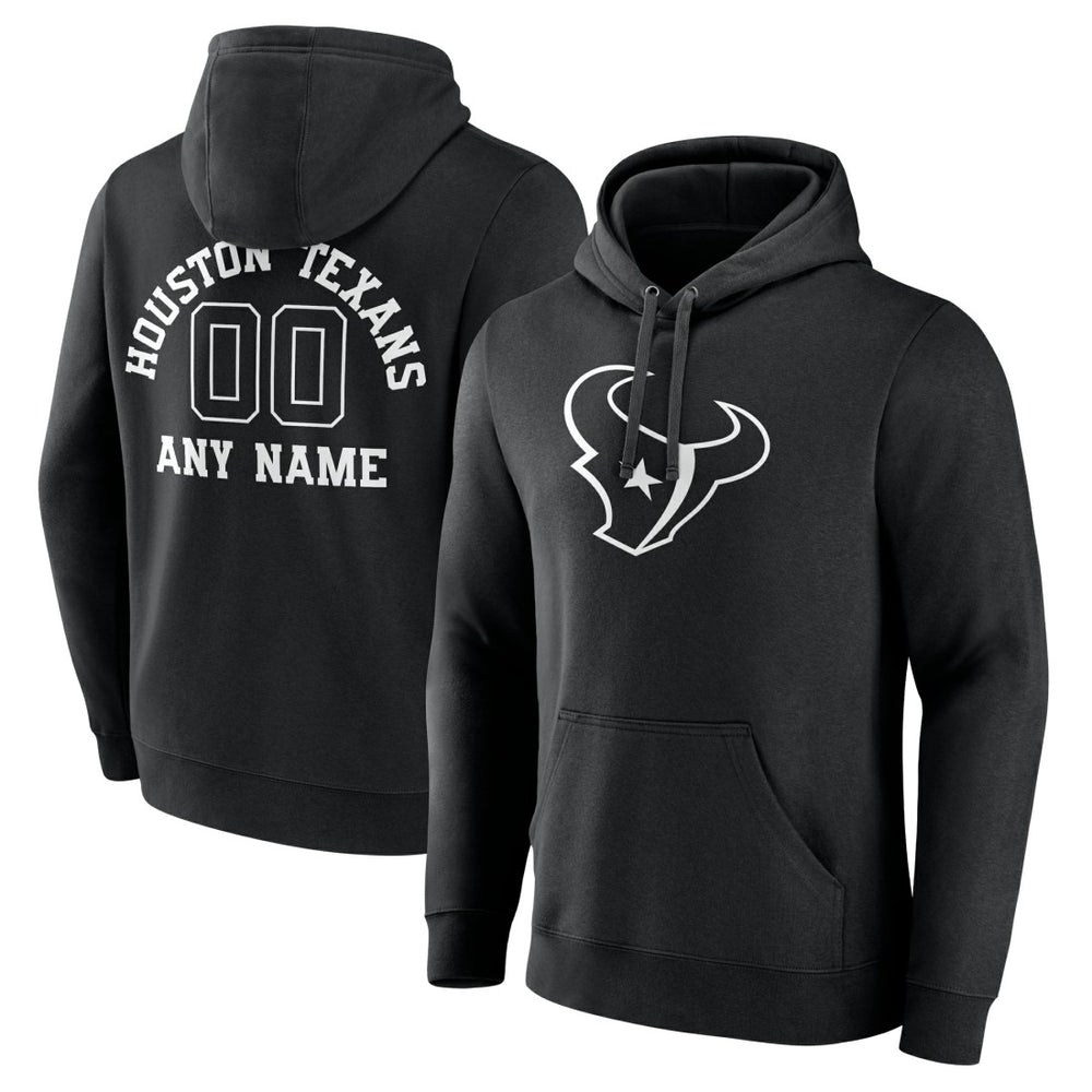 NFL Houston Texans Personalized Name & Number Pullover Hoodie