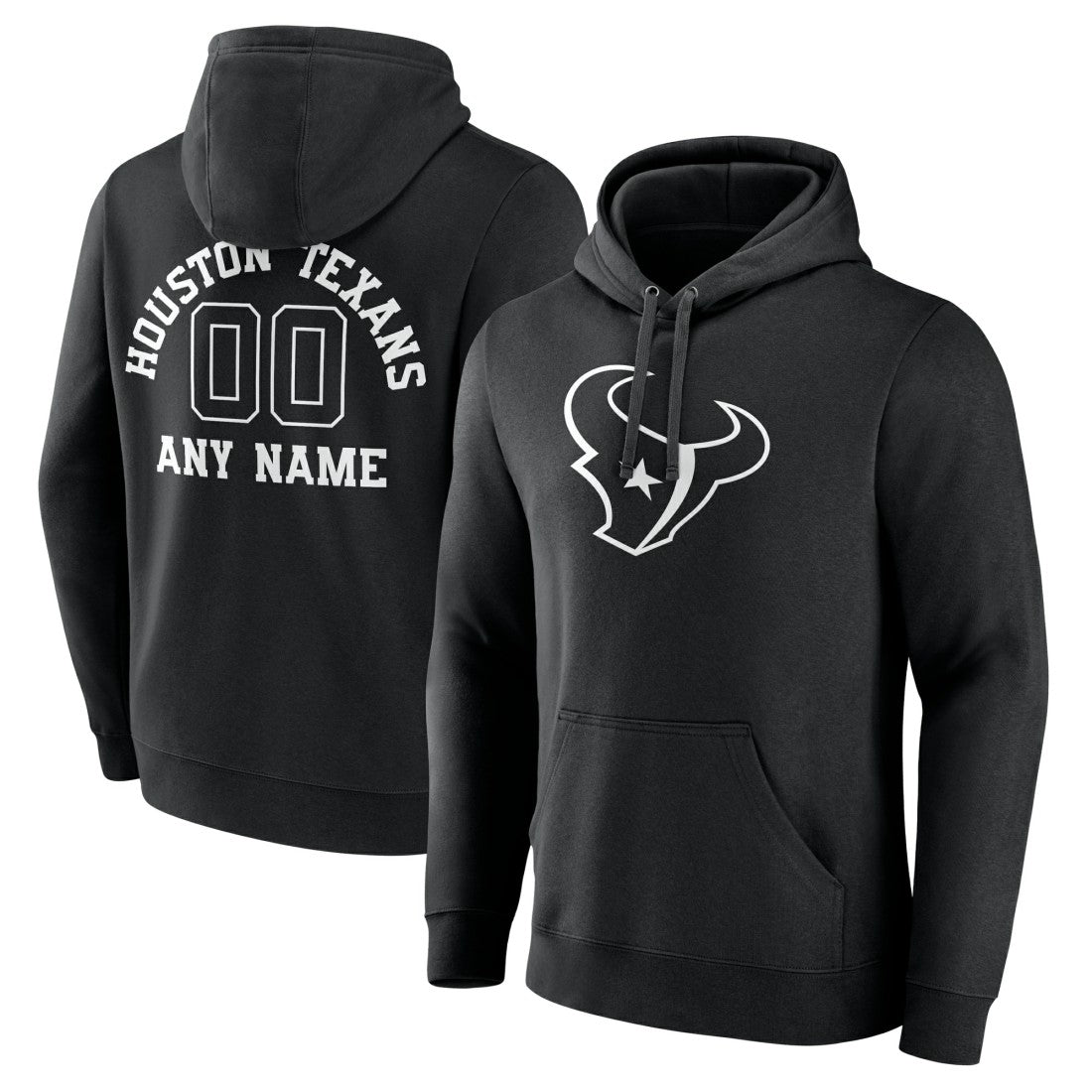 NFL Houston Texans Personalized Name & Number Pullover Hoodie