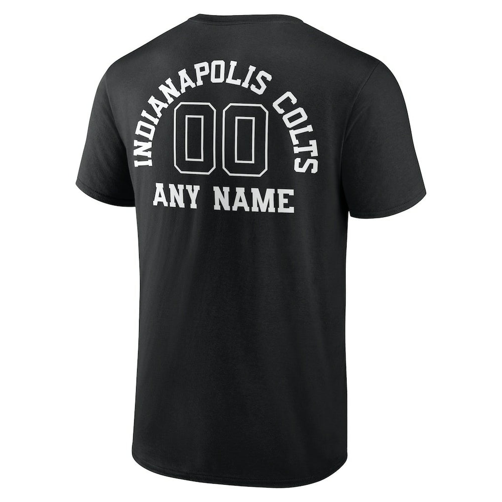 NFL Indianapolis Colts Personalized Name & Number Monochrome T-Shirt