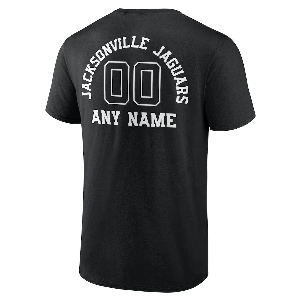 NFL Jacksonville Jaguars Personalized Name & Number Monochrome T-Shirt
