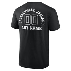 NFL Jacksonville Jaguars Personalized Name & Number Monochrome T-Shirt