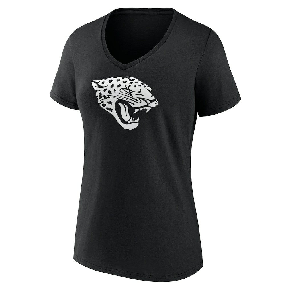 NFL Jacksonville Jaguars Women's Personalized Name & Number Monochrome V-Neck T-Shirt