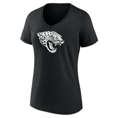 NFL Jacksonville Jaguars Women's Personalized Name & Number Monochrome V-Neck T-Shirt