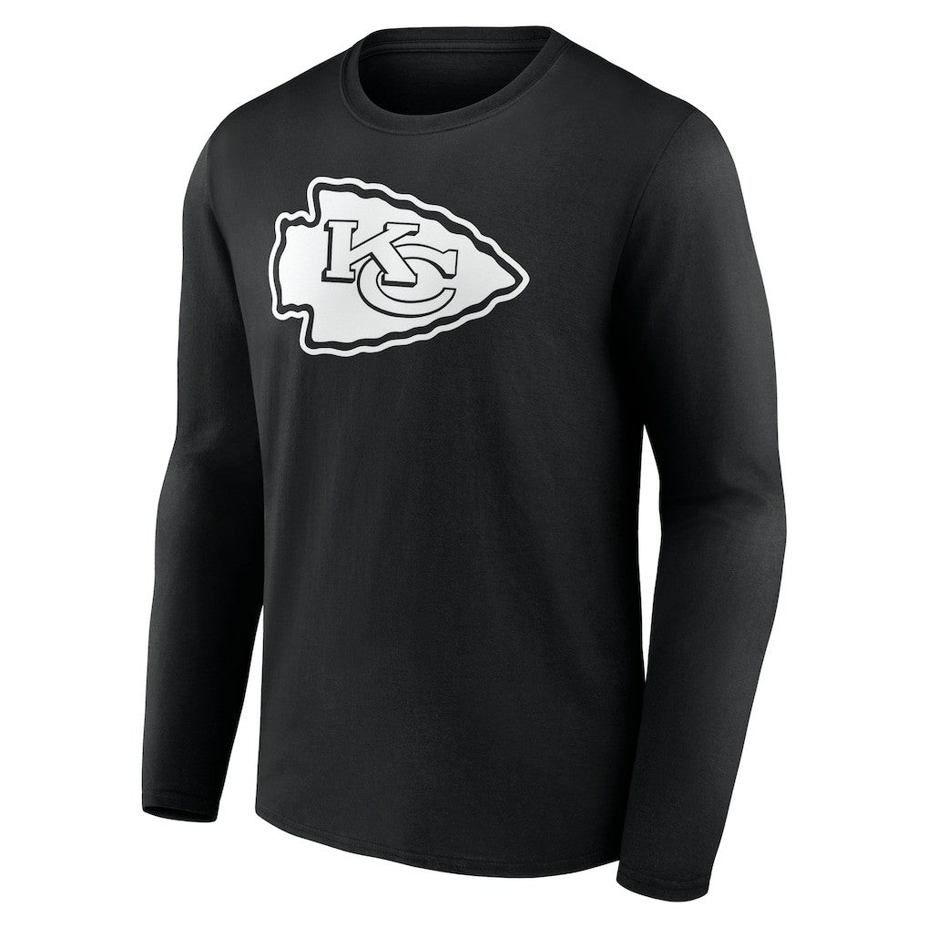 NFL Kansas City Chiefs Personalized Name & Number Monochrome Long Sleeve T-Shirt