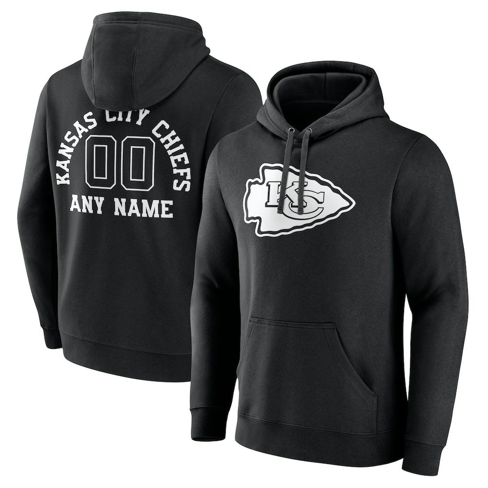 NFL Kansas City Chiefs Personalized Name & Number Pullover Hoodie