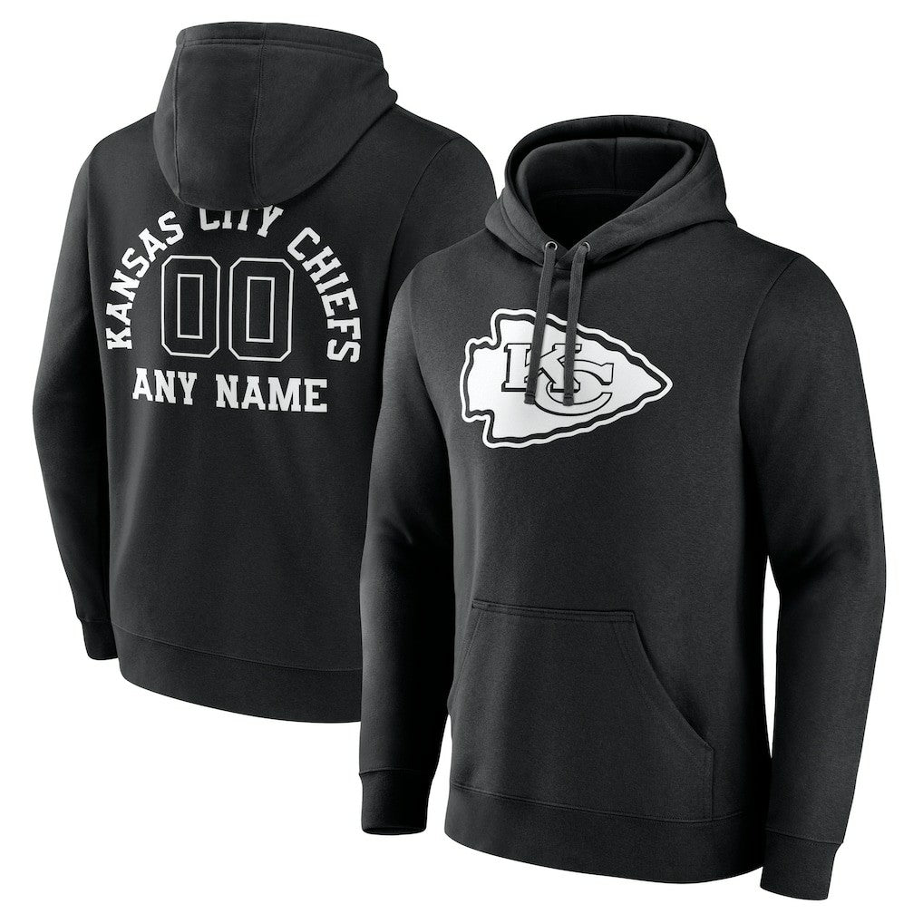 NFL Kansas City Chiefs Personalized Name & Number Pullover Hoodie