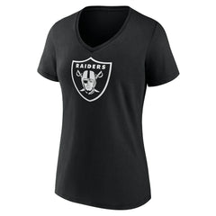 NFL Las Vegas Raiders Women's Personalized Name & Number Monochrome V-Neck T-Shirt