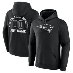 NFL New England Patriots Personalized Name & Number Pullover Hoodie