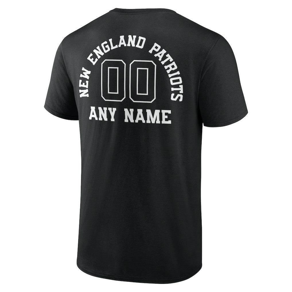 NFL New England Patriots Personalized Name & Number Monochrome T-Shirt