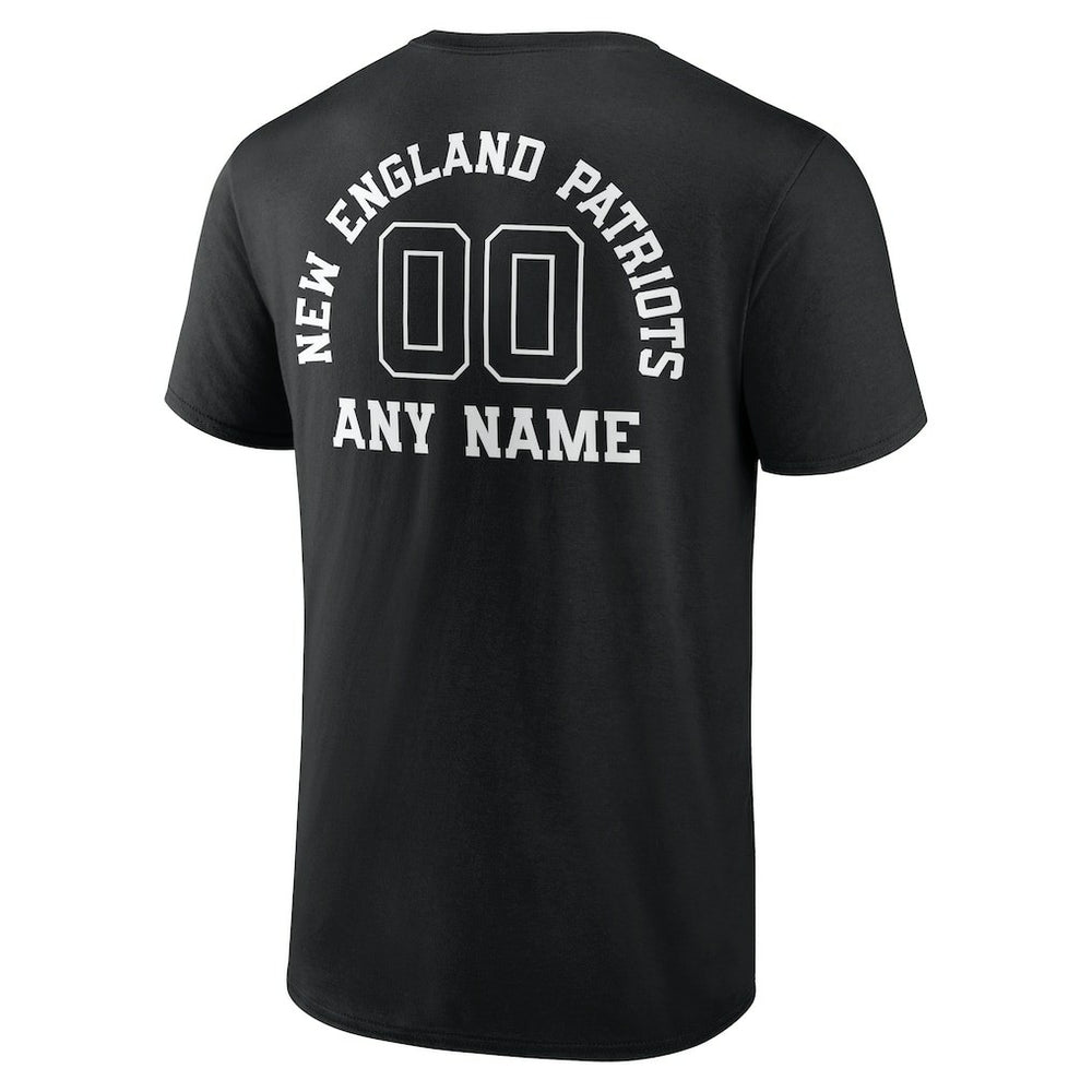 NFL New England Patriots Personalized Name & Number Monochrome T-Shirt