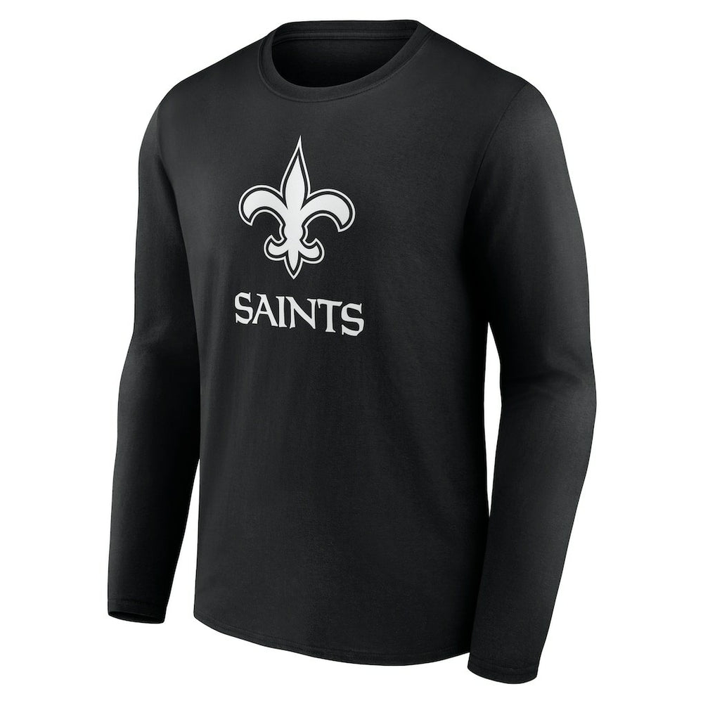 NFL New Orleans Saints Personalized Name & Number Monochrome Long Sleeve T-Shirt