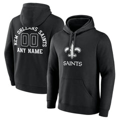NFL New Orleans Saints Personalized Name & Number Pullover Hoodie