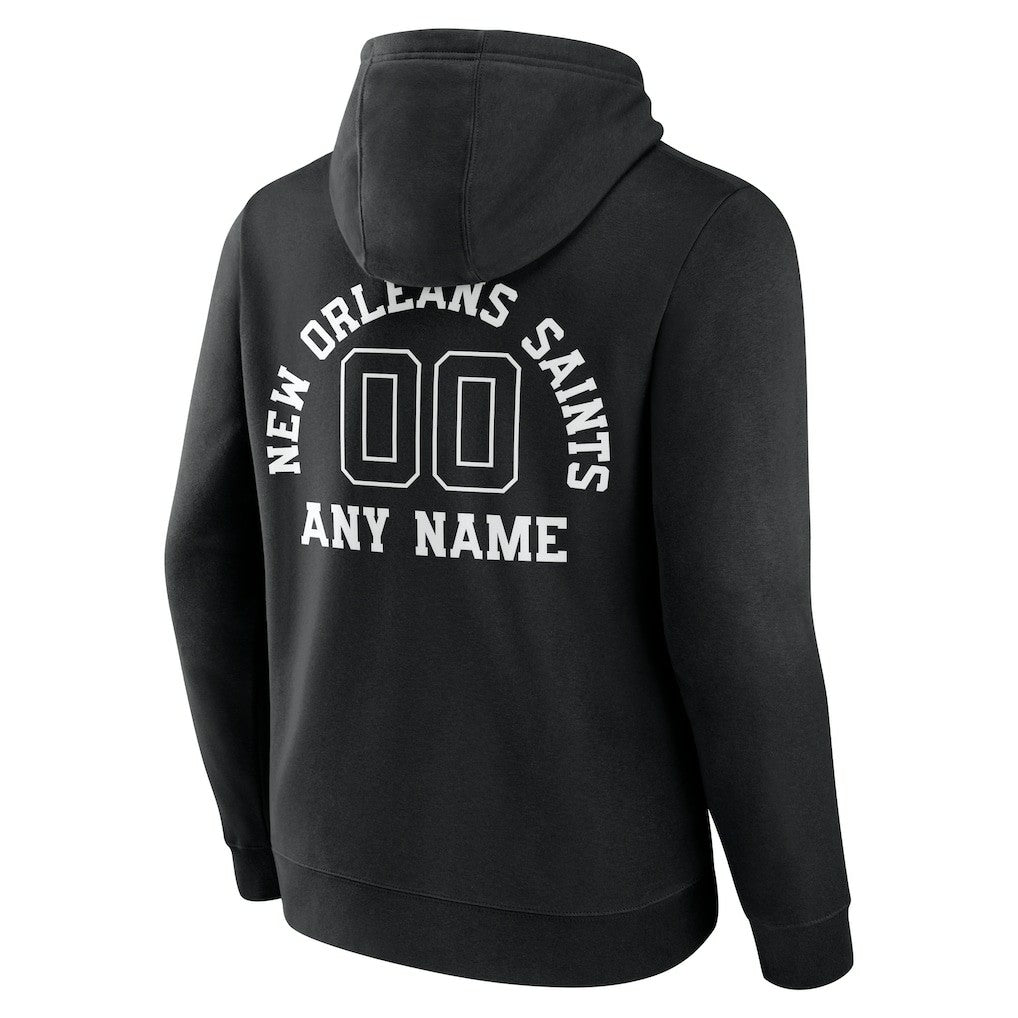 NFL New Orleans Saints Personalized Name & Number Pullover Hoodie