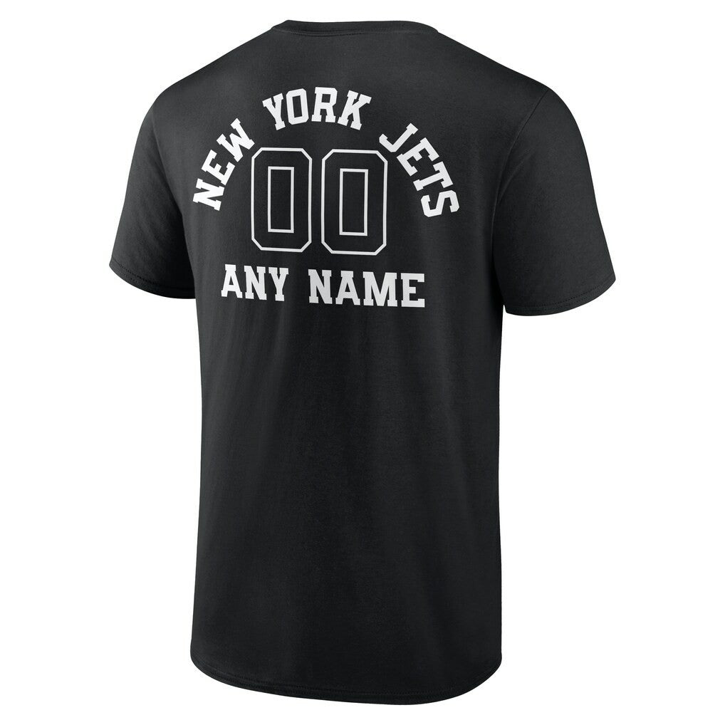 NFL New York Jets Personalized Name & Number Monochrome T-Shirt