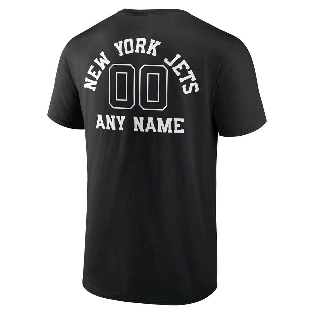 NFL New York Jets Personalized Name & Number Monochrome T-Shirt