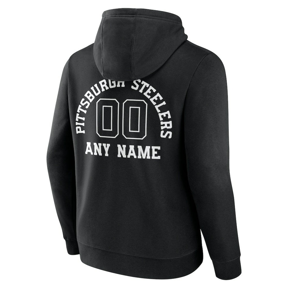 NFL Pittsburgh Steelers Personalized Name & Number Pullover Hoodie