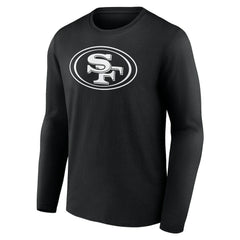 NFL San Francisco 49ers Personalized Name & Number Monochrome Long Sleeve T-Shirt