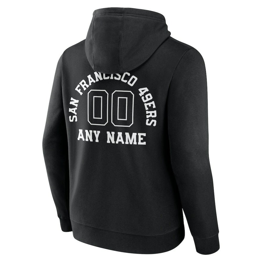 NFL San Francisco 49ers Personalized Name & Number Pullover Hoodie