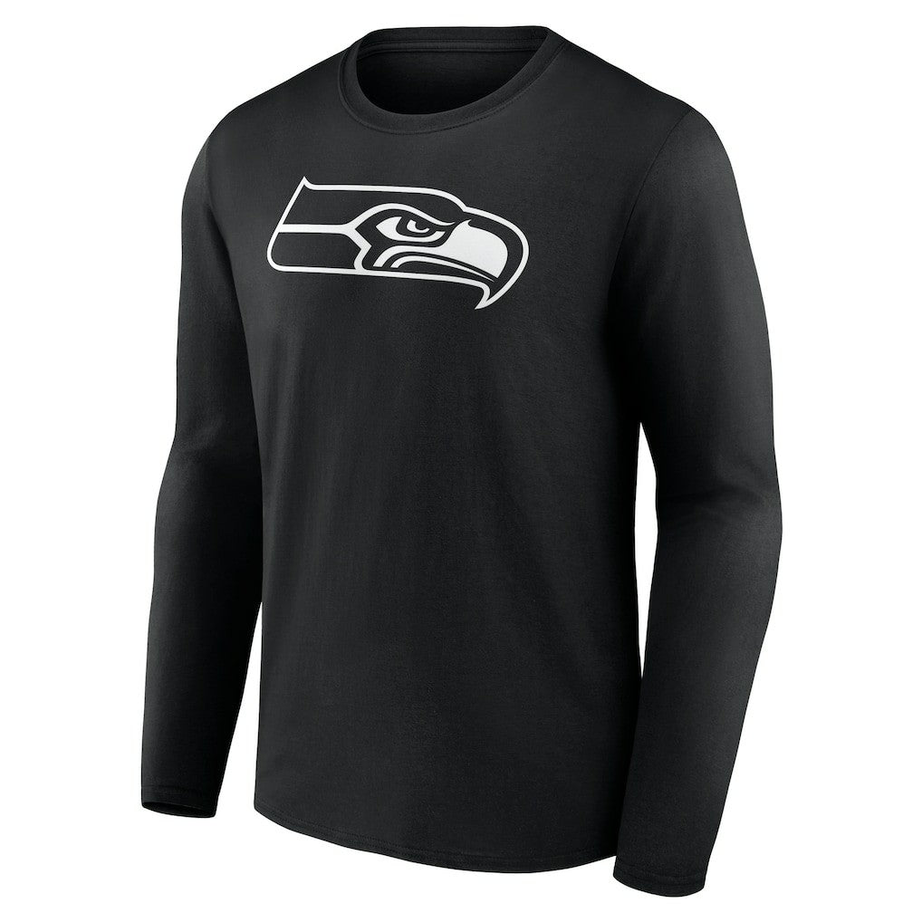 NFL Seattle Seahawks Personalized Name & Number Monochrome Long Sleeve T-Shirt