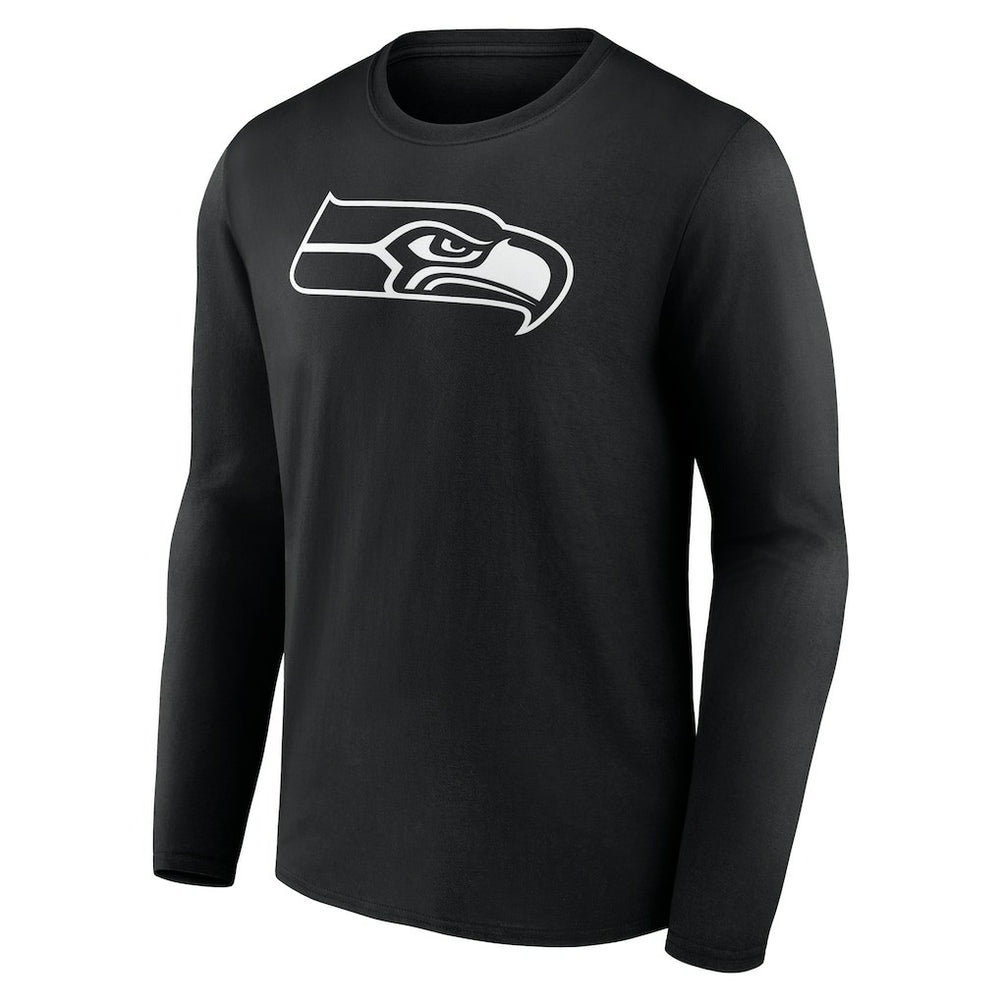 NFL Seattle Seahawks Personalized Name & Number Monochrome Long Sleeve T-Shirt
